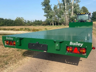 Bailey 12 ton flat trailer